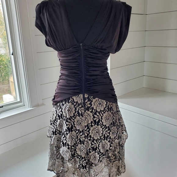 Dress With Lace Jacket - Picture 9 of 10